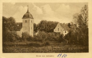 Nieistniejący kościół ewangelicki w Jedwabnie