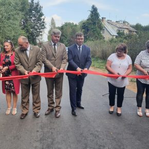 Przecięcie wstęgi w Lipnikach